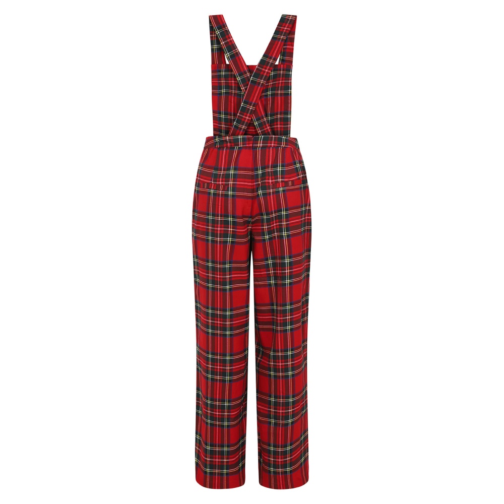 Dancing Days - PUNK TARTAN Jumpsuit - Rouge